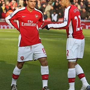 Gael Clichy and Denilson (Arsenal)