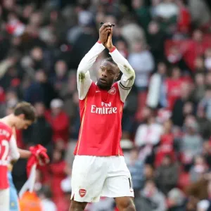 Gallas in Action: Arsenal vs. Aston Villa, 1-1 Premier League Clash, Emirates Stadium, March 2008 Gallas in Action: Arsenal vs. Aston Villa, 1-1 Premier League Clash, Emirates Stadium, March 2008