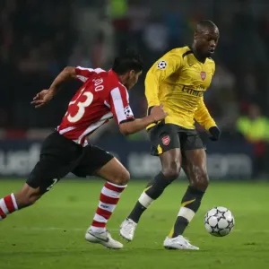 Gallas vs. Salcido: Arsenal's Edge in PSV Showdown, UEFA Champions League 2007 Gallas vs. Salcido: Arsenal's Edge in PSV Showdown, UEFA Champions League 2007