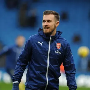 Gearing Up for Battle: Aaron Ramsey's Focus before Manchester City vs Arsenal, Premier League 2014-15