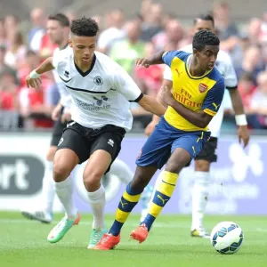 Gedion Zelalem vs. Lee Angol: Battle in the Pre-Season Friendly between Boreham Wood and Arsenal