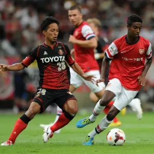 Gedion Zelalem vs. Taishi Taguchi: Nagoya Grampus vs. Arsenal, 2013-14