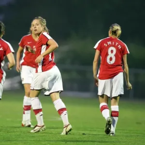 Gemma Davison celebrates scoring Arsenals 1st goal Gemma Davison celebrates scoring Arsenals 1st goal