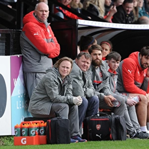 Gery Lewin: Arsenal Ladies New Physio at Work during FA Cup Match vs. Tottenham Hotspur Ladies