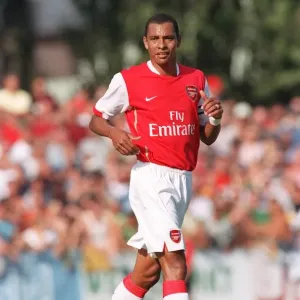 Gilberto in Action: Arsenal Pre-Season Training, Schwadorf, Austria, 2006