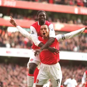 Gilberto and Adebayor Penalty Goals Print Gilberto and Adebayor Penalty Goals Print