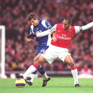 Gilberto (Arsenal) Gary O Neil (Portsmouth) Gilberto (Arsenal) Gary O Neil (Portsmouth)