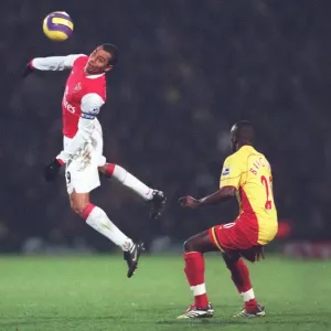 Gilberto (Arsenal) Hameur Bouazza (Watford) Gilberto (Arsenal) Hameur Bouazza (Watford)