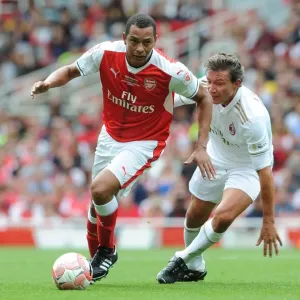 Gilberto (Arsenal) Stefano Eranio (Milan)
