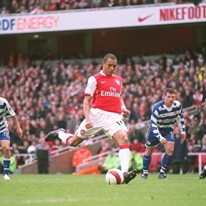 Gilberto scores Arsenals 1sy goal from the penalty spot