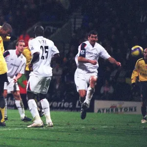 Gilberto scores Arsenals goal