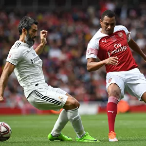 Gilberto's Glory: Arsenal Legends vs Real Madrid Legends Showdown at Emirates Stadium