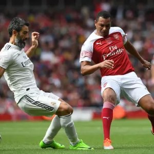 Gilberto's Glory: Arsenal Legends vs Real Madrid Legends Showdown at Emirates Stadium