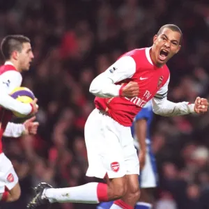 Gilberto's Thrilling Goal Print: Emirates Stadium, 2006 Gilberto's Thrilling Goal Print: Emirates Stadium, 2006