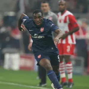 Gilles Sunu (Arsenal). Olympiacos 1: 0 Arsenal, UEFA Champions League, Group H