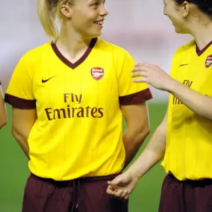 Gilly Flaherty and Niamh Fahey (Arsenal). Rayo Vallecano 2: 0 Arsenal Ladies Gilly Flaherty and Niamh Fahey (Arsenal). Rayo Vallecano 2: 0 Arsenal Ladies