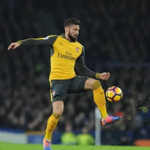 Giroud in Action: Arsenal vs. Everton, Premier League 2016-17