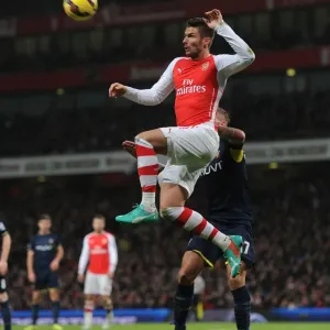 Giroud in Action: Arsenal vs. Southampton, Premier League 2014-15