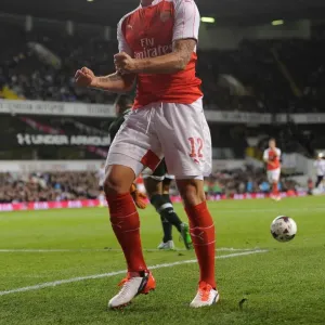 Giroud in Action: Arsenal vs. Tottenham Capital One Cup Clash, 2015/16 Giroud in Action: Arsenal vs. Tottenham Capital One Cup Clash, 2015/16