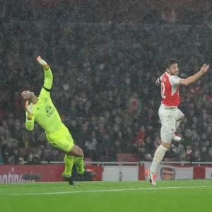 Giroud Strikes First: Arsenal vs. Everton, Premier League 2015/16 Giroud Strikes First: Arsenal vs. Everton, Premier League 2015/16