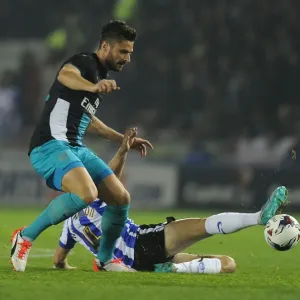 Giroud vs. Hutchinson: A Football Rivalry in the Capital One Cup - Sheffield Wednesday vs. Arsenal