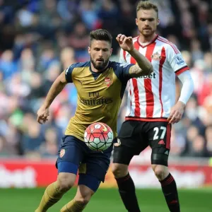 Giroud vs. Kirchhoff: A Premier League Battle at Sunderland (2015-16)