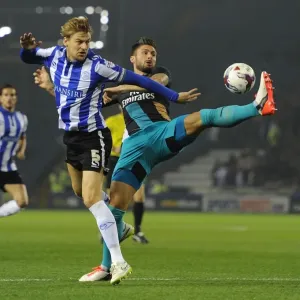 Giroud vs Loovens: A Battle in the Capital One Cup - Sheffield Wednesday vs Arsenal
