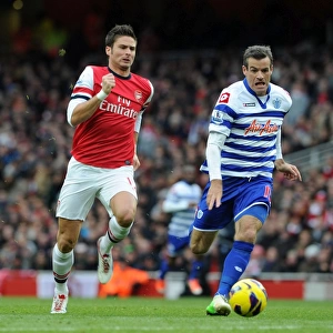 Giroud vs Nelson: Arsenal vs Queens Park Rangers, Premier League Showdown (2012)