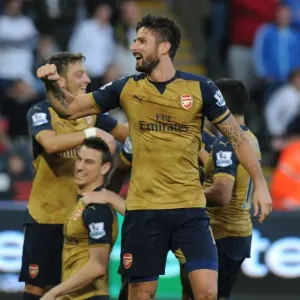 Giroud's Brace: Arsenal's Triumph over Swansea City (2015-16)