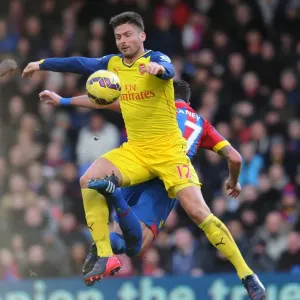 Giroud's Soaring Header: Crystal Palace vs. Arsenal, Premier League 2014-15