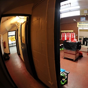 A Glimpse into Arsenal's Fifth Round Preparations: Sutton United's Changing Rooms