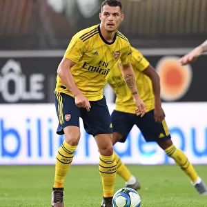 Granit Xhaka in Action: Angers vs Arsenal Pre-Season Friendly, 2019