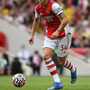 Granit Xhaka: In Action for Arsenal against Chelsea, Premier League 2021-22