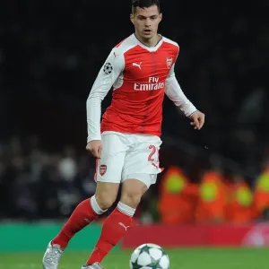 Granit Xhaka in Action: Arsenal FC vs Paris Saint-Germain, UEFA Champions League 2016-17 Granit Xhaka in Action: Arsenal FC vs Paris Saint-Germain, UEFA Champions League 2016-17