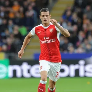 Granit Xhaka: In Action for Arsenal Against Hull City, Premier League 2016-17