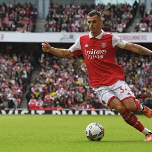 Granit Xhaka: In Action for Arsenal Against Tottenham, Premier League 2022-23