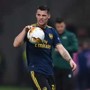 Granit Xhaka in Action: Arsenal vs. Olympiacos, Europa League Round of 32 (2020) Granit Xhaka in Action: Arsenal vs. Olympiacos, Europa League Round of 32 (2020)