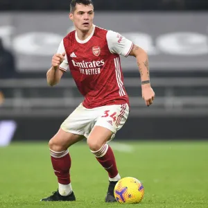Granit Xhaka in Action: Arsenal vs. Tottenham Hotspur, Premier League 2020-21 Granit Xhaka in Action: Arsenal vs. Tottenham Hotspur, Premier League 2020-21
