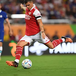Granit Xhaka in Action: Arsenal vs. Chelsea - Florida Cup 2022-23