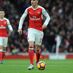 Granit Xhaka: In Action for Arsenal vs AFC Bournemouth, Premier League 2016/17