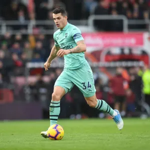 Granit Xhaka: In Action for Arsenal vs AFC Bournemouth, Premier League 2018-19 Granit Xhaka: In Action for Arsenal vs AFC Bournemouth, Premier League 2018-19