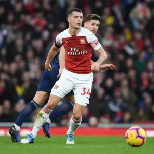 Granit Xhaka in Action: Arsenal vs Fulham, Premier League 2018-19