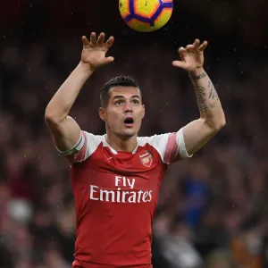 Granit Xhaka in Action: Arsenal vs Huddersfield Town, Premier League (2018-19) Granit Xhaka in Action: Arsenal vs Huddersfield Town, Premier League (2018-19)