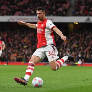 Granit Xhaka in Action: Arsenal vs Leicester City, Premier League 2021-22 Granit Xhaka in Action: Arsenal vs Leicester City, Premier League 2021-22