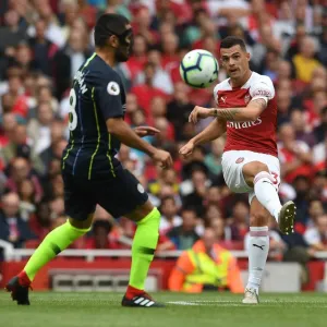 Granit Xhaka in Action: Arsenal vs Manchester City, Premier League 2018-19