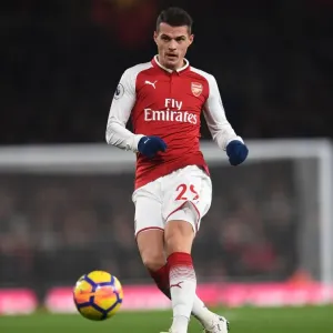 Granit Xhaka in Action: Arsenal vs Manchester United, Premier League 2017-18 Granit Xhaka in Action: Arsenal vs Manchester United, Premier League 2017-18