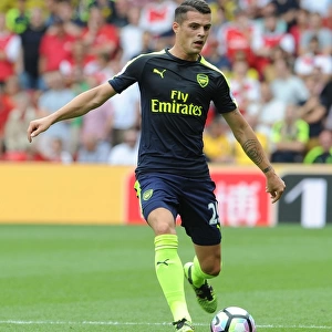 Granit Xhaka: In Action for Arsenal Against Watford, Premier League 2016-17