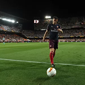 Granit Xhaka in Action: Arsenal's Europa League Semi-Final Showdown vs Valencia