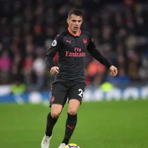 Granit Xhaka: In Action Against Burnley, Premier League 2017-18