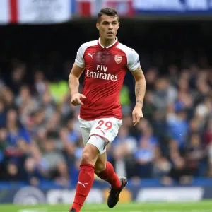 Granit Xhaka: In Action Against Chelsea, Premier League 2017-18 Granit Xhaka: In Action Against Chelsea, Premier League 2017-18